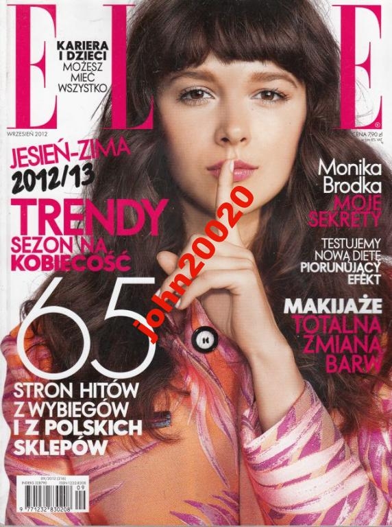 9/2012 ELLE.MONIKA BRODKA,NOWA SUPER DIETA.