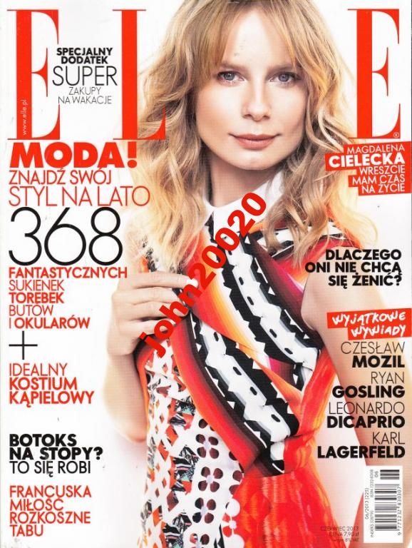 6/2013 ELLE.CIELĘCKA,DIAPRIO LAGERFELD