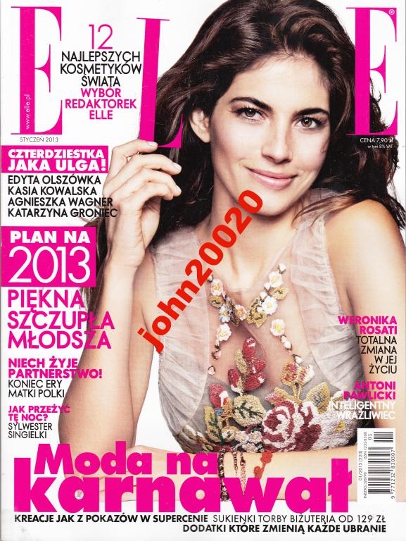1/2013 ELLE.WERONIKA ROSATI,GRONIEC OLSZÓWKA