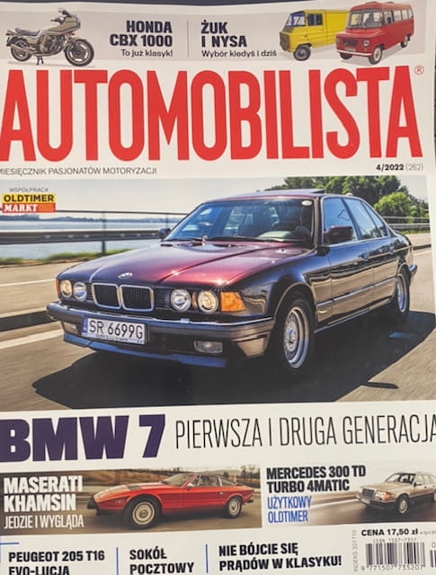 4/2022 AUTOMOBILISTA BMW 7 ŻUK NYSA KLASYKI