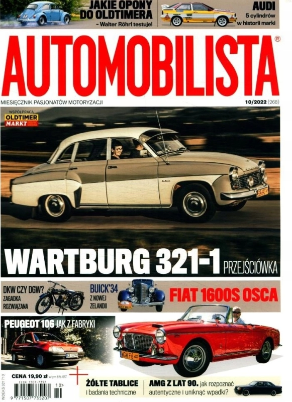 10/2022 AUTOMOBILISTA WARTBURG 321-1 PEUGEOT