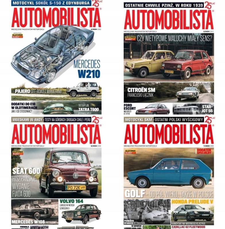 AUTOMOBILISTA ZESTAW X 4 FORMULA HISTORYCZNA 2024