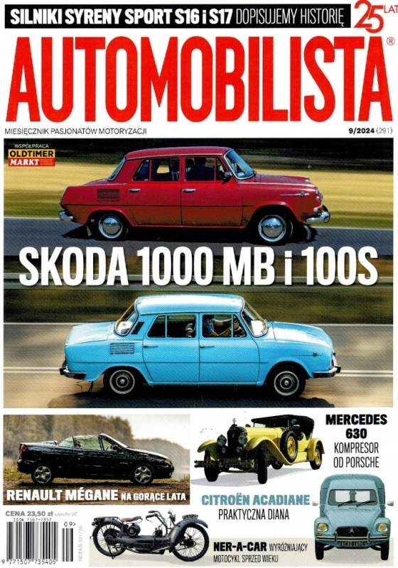 9/2024 AUTOMOBILISTA SILNIKI SYRENY SPORT S16 I S17