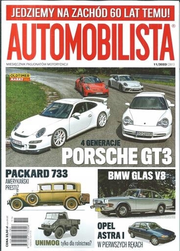 11/2023 AUTOMOBILISTA PORSCHE PACKARD BMW OPEL UNIMOG