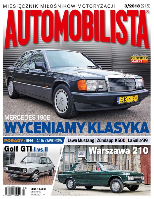 3/2018 AUTOMOBILISTA WYCENIAMY KLASYKA