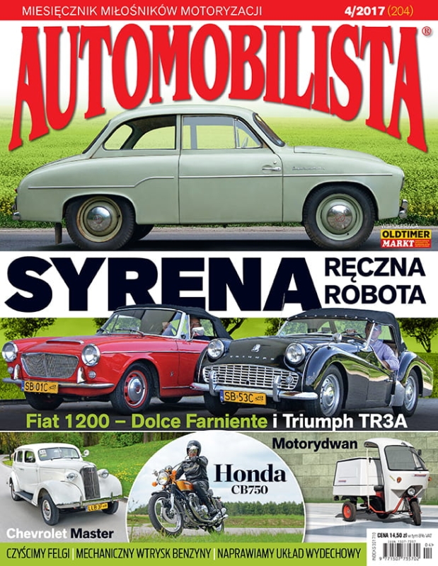 4/2017 AUTOMOBILISTA SYRENA RĘCZNA ROBOTA