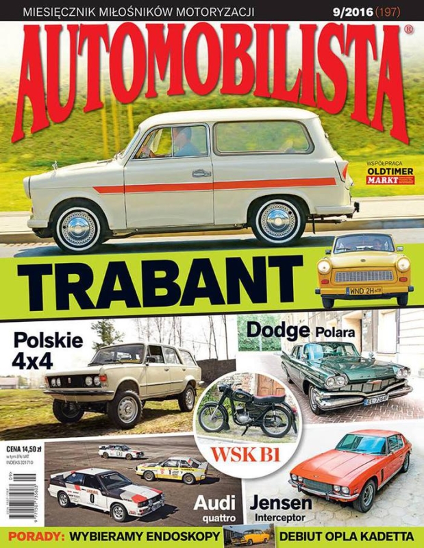 9/2016 AUTOMOBILISTA TRABANT
