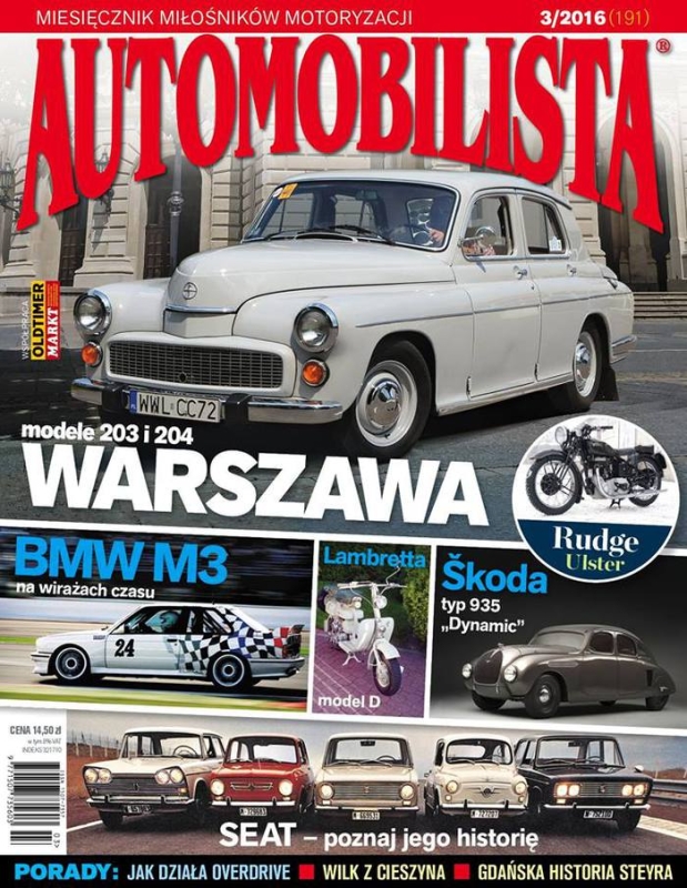 3/2016 AUTOMOBILISTA MODELE 203 I 204 WARSZAWA