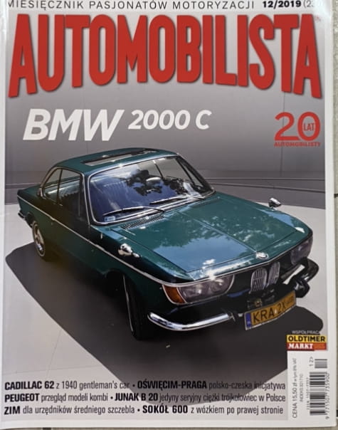 12/2019 AUTOMOBILISTA BMW 2000 C