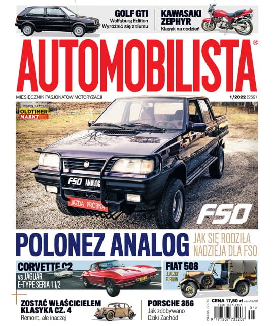 1/2022 AUTOMOBILISTA POLONEZ JAGUAR GOLF GTI