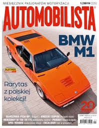 1/2019 AUTOMOBILISTA BMW M1 RARYTAS PEUGEOT