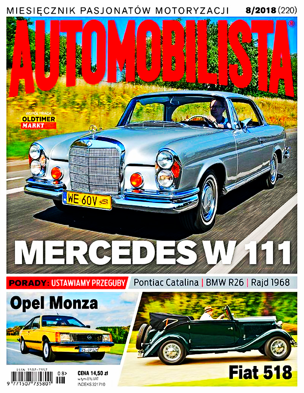 8/2018 AUTOMOBILISTA MERCEDES W 111 OPEL MONZA