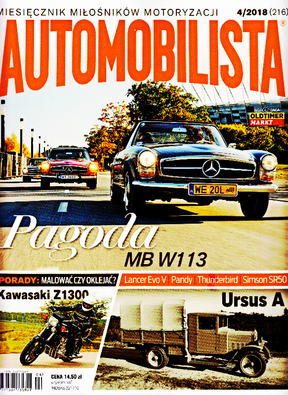 4/2018 AUTOMOBILISTA PAGODA URSUS A