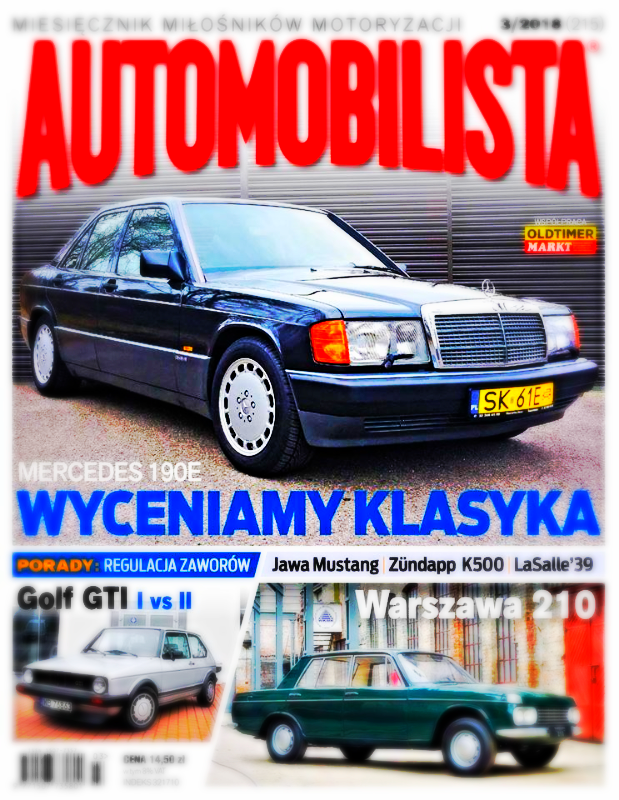 3/2018 AUTOMOBILISTA WARSZAWA 210 MERCEDES 190E