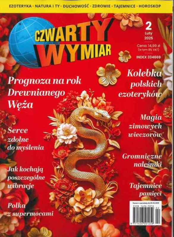 2/2025 CZWARTY WYMIAR MAGIA UFO EZOTERYKA NATURA DUCHOWOŚĆ