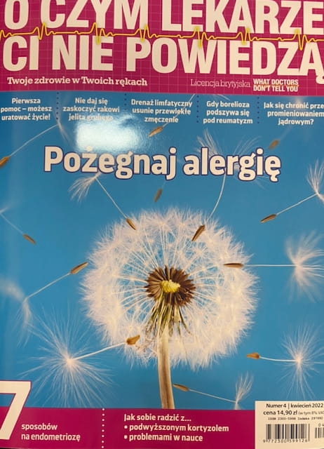 4/2022 O CZYM LEKARZE CI NIE POWIEDZĄ POŻEGNAJ ALERGIĘ