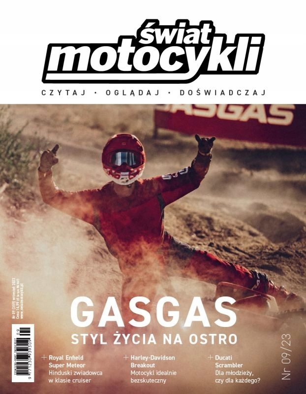 9/2023 ŚWIAT MOTOCYKLI HARLEY DAVIDSON DUCATI YAMAHA APRILLA