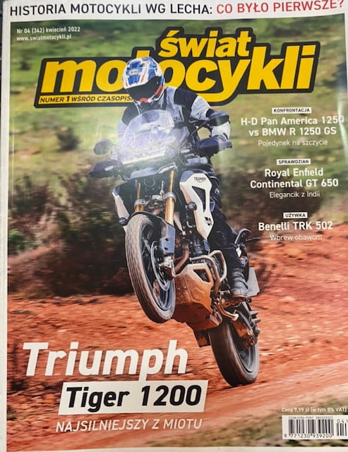 4/2022 ŚWIAT MOTOCYKLI TRIUMPH TIGER 1200