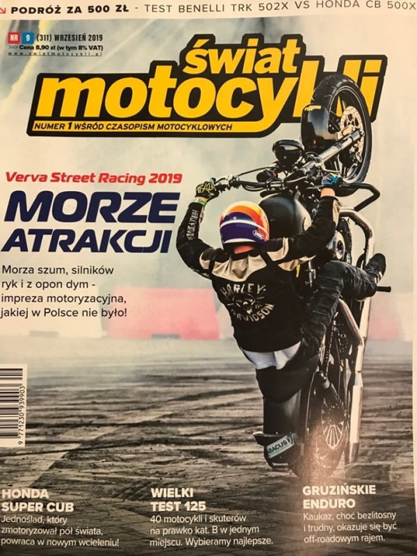 9/2019 ŚWIAT MOTOCYKLI VERVA STREET RACING