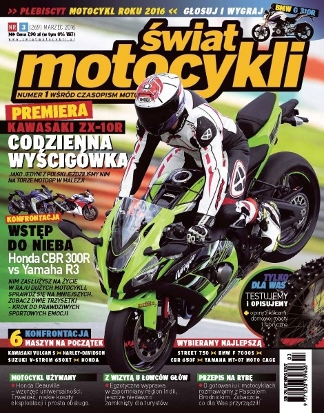 3/2016 ŚWIAT MOTOCYKLI KAWASAKI ZX-10R