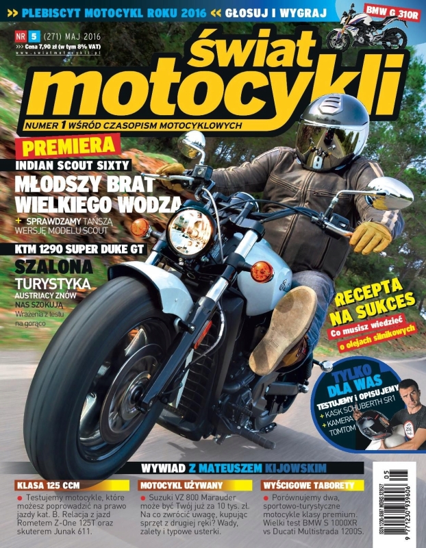 5/2016 ŚWIAT MOTOCYKLI BMW G 310R KTM 1290 SUPER