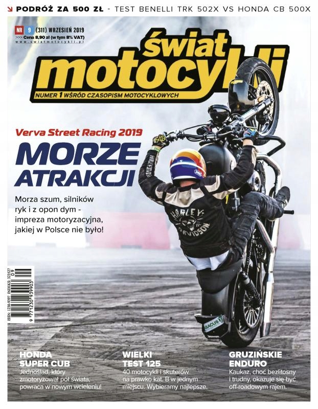 9/2019 ŚWIAT MOTOCYKLI VERVA STREET RACING 2019