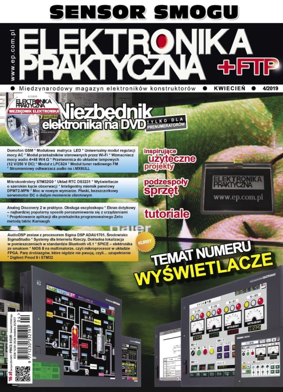 4/2019 ELEKTRONIKA PRAKTYCZNA WYŚWIETLACZY