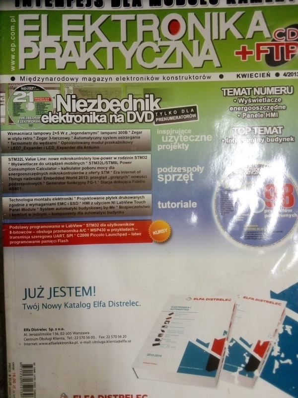 4/2013 ELEKTRONIKA PRAKTYCZNA WYŚWIETLACZE