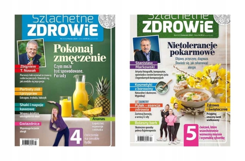 SZLACHETNE ZDROWIE ZESTAW X2 2024 POKONAJ ZMĘCZENIE NIETOLERANCJE POKARMOWE