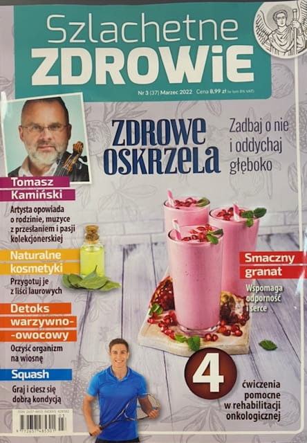 3/2022 SZLACHETNE ZDROWIE OSKRZELA ĆWICZENIA DIETA