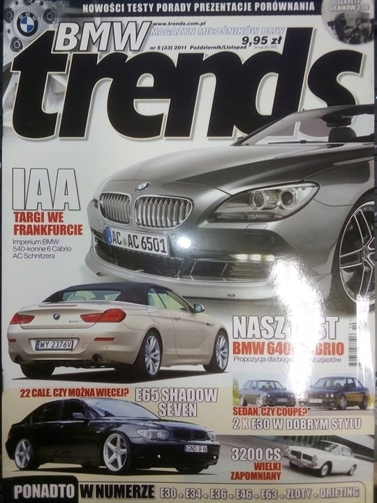 5/2011 BMW TRENDS BMW 64OI CABRIO