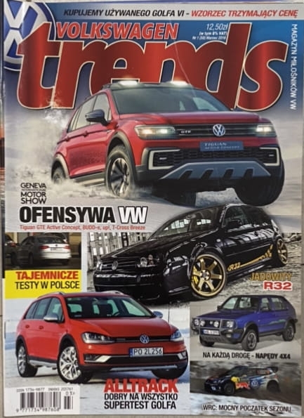 1/2016 MARZEC TRENDS VOLKSWAGEN GOLF