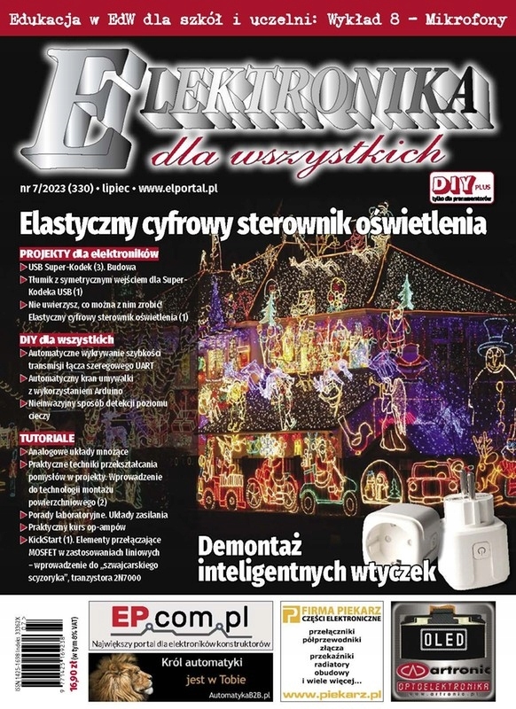 7/2023 ELEKTRONIKA DLA WSZYSTKICH DEMONTAŻ WTYCZEK