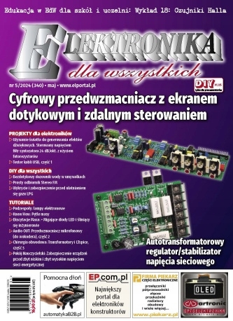 5/2024 ELEKTRONIKA DLA WSZYSTKICH CYFROWY PRZEDWZMACNIACZ Z EKRANEM