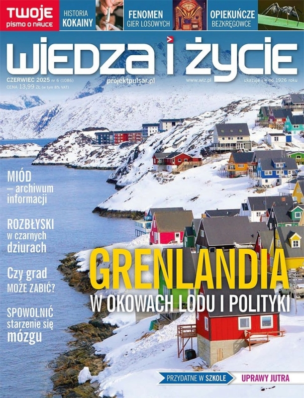 6/2025 WIEDZA I ŻYCIE GRENLANDIA KOKAINA