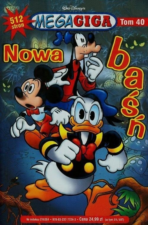 NOWA BAŚŃ TOM 40 MEGAGIGA DISNEY