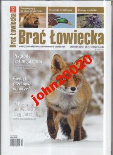 12/2015 BRAĆ ŁOWIECKA.POSTAWY STRZELECKIE