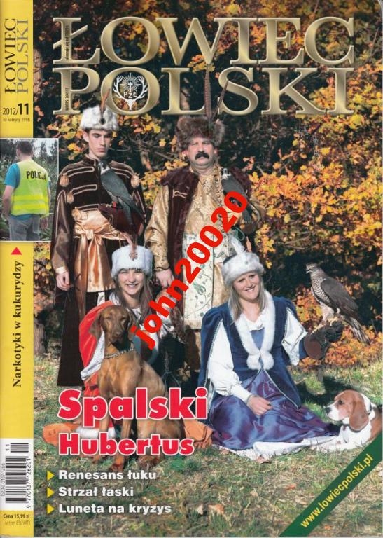 ŁOWIEC POLSKI 11/2012.ZBIORÓWKA Z DZIKARZAMI