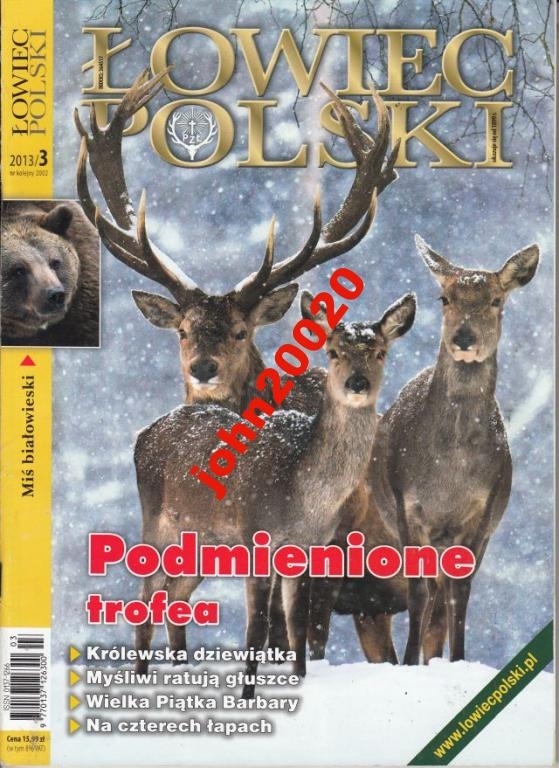 3/2013  ŁOWIEC POLSKI.MIŚ BIAŁOWIESKI