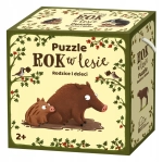 ROK W LESIE 20 ELEMENTÓW PUZZLE RODZICE I DZIECI DZIUBAK EMILIA