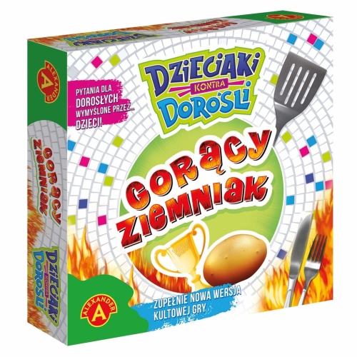 DZIECI KONTRA RODZICE GORĄCY ZIEMNIAK GRA PLANSZOWA