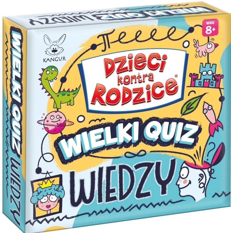 DZIECI KONTRA RODZICE WIELKI QUIZ WIEDZY GRA PLANSZOWA