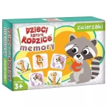 DZIECI KONTRA RODZICE MEMORY ZWIERZAKI GRA PLANSZOWA
