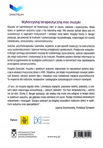 DZIECIAKI MUZYKA I SPEKTRUM AUTYZMU DORITA S. BERGER