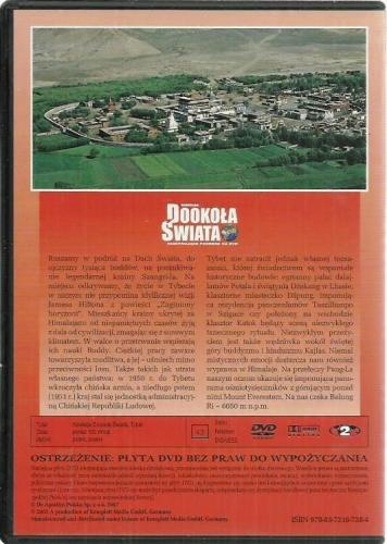 TYBET NA DACHU ŚWIATA DOKOŁA ŚWIATA PŁYTA DVD