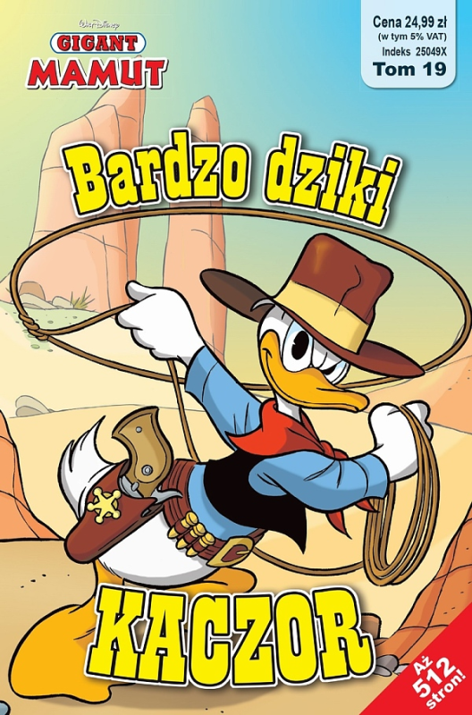 GIGANT MAMUT TOM 19 BARDZO DZIKI KACZOR DISNEY KACZOR DONALD