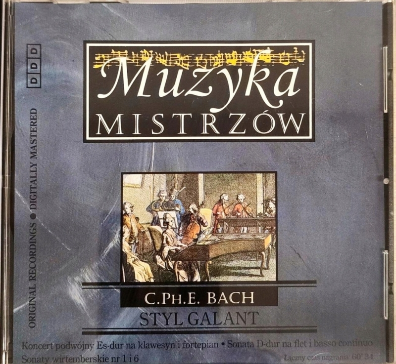 C PH E BACH STYL GALANT CD MUZYKA MISTRZÓW