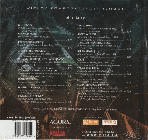 JOHN BARRY CD WIELCY KOMPOZYTORZY FILMOWI 14