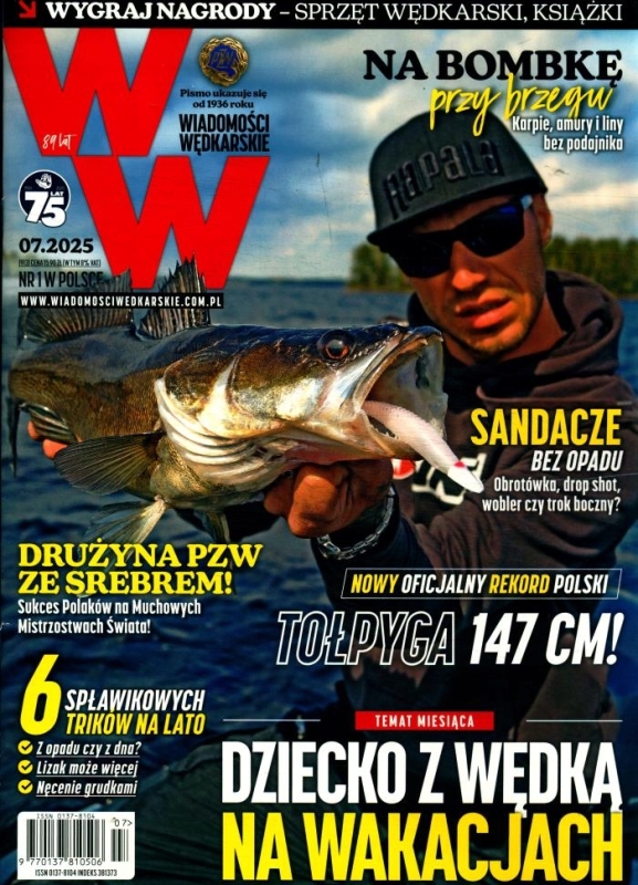 7/2025 WIADOMOŚCI WĘDKARSKIE 6 TRIKÓW NA LATO