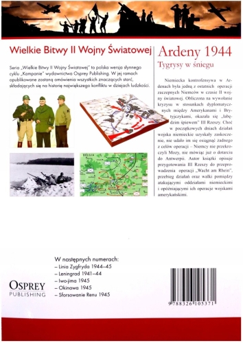 ARDENY 1944 TYGRYSY W ŚNIEGU WIELKIE BITWY II ŚWIATOWEJ TOM 40